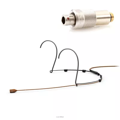 DPA 4088-DC-A-C03-LH-S - 4088 CORE Directional Headset Mic, Brown, 3-pin LEMO, Small