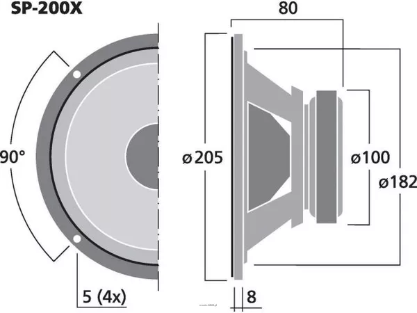 Monacor SP-200X - 3