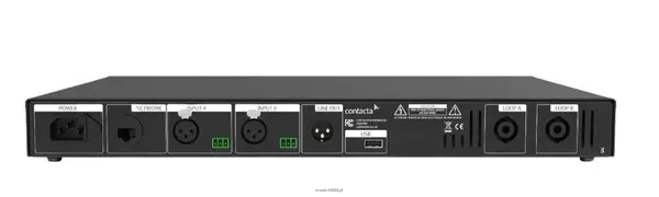 CONTACTA V22A-EU wzmacniacz pętli indukcyjnej z dwoma wyjściami, 2x 22V@8A RMS - 2