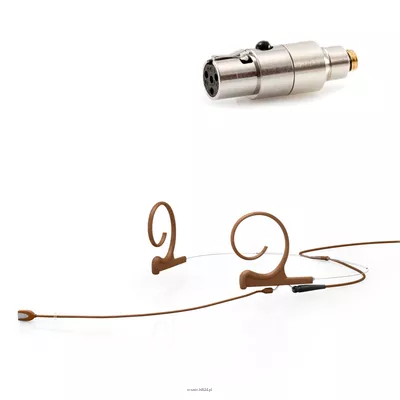DPA 4188-DC-F-C10-LH - 4188 CORE Directional Flex Headset Mic, 120 mm Boom, Brown, TA4F Mini-XLR