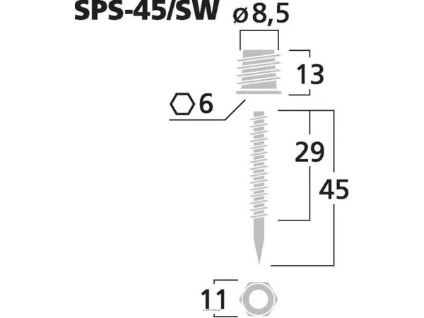 Monacor SPS-45/SW - 2