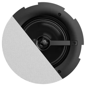 AUDAC CALI 660  Safelatch 2-way 6.5 ceiling speaker with Twist-Fix grill White - 60W – 8Ω, 100V – 60W, 30W, 15W