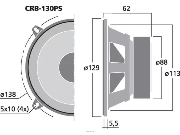 Monacor CRB-130PS - 6