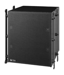TOA SR-C15BWP Subwoofer do pracy w systemie SR-C; efektywność 93 dB SPL, moc znamionowa 450W; pasmo przenoszenia 40Hz -400Hz; do aplikacji zewn.