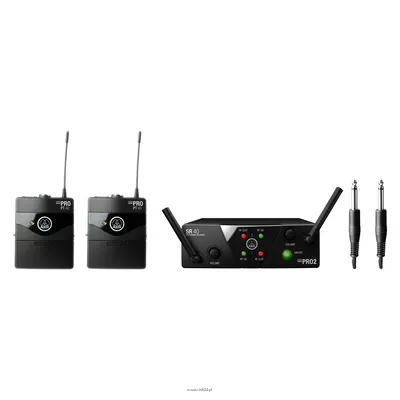 AKG WMS40 Mini2 Instrumental Set BD US25B/D - Mikrofonowy zestaw bezprzewodowy