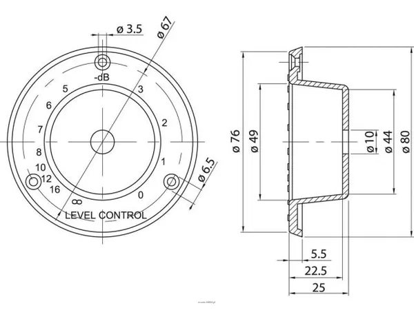 Monacor KN-42P/SI - 2