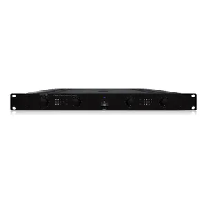 Biamp CHAMP-4 Czterokanałowy wzmacniacz klasy High End, chłodzenie konwekcyjne. 4 x 125W@ 4Ω, 4x75W@8Ω