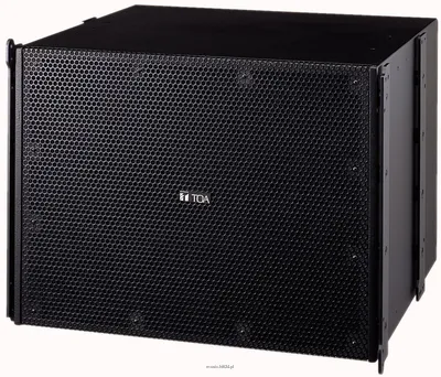 TOA SR-A18B 18-calowy subwoofer o mocy 720W; efektywność 95 dB SPL; pasmo przenoszenia od 40 Hz do 400 Hz