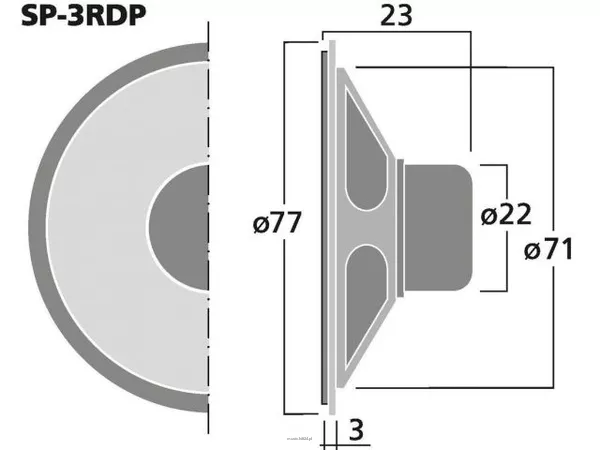 Monacor SP-3RDP - 3
