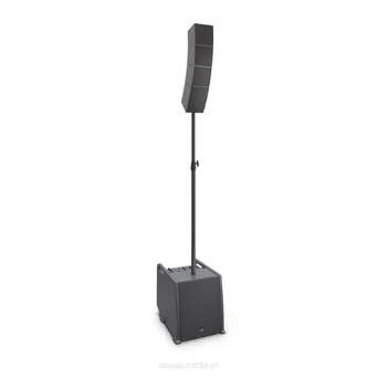 LD Systems CURV 500 ES Przenośny system Array, zestaw nagłaśniający, drążek dystansowy i kabel głośnikowy w zestawie 