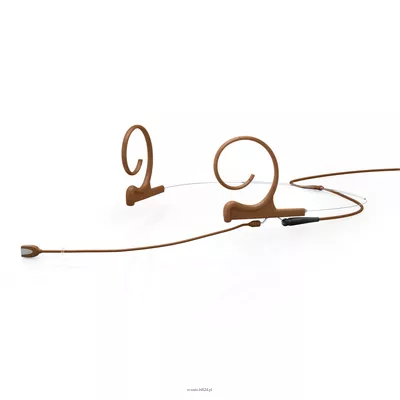 DPA 4166-OC-F-C00-MH - 4166 CORE Omni Flex Headset Mic, 90 mm Boom, Brown, MicroDot