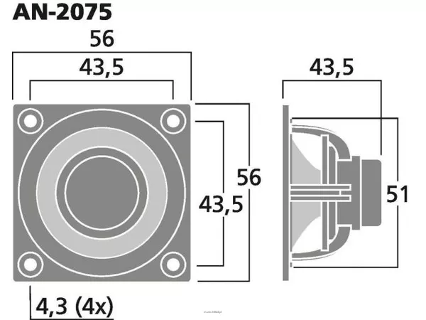 Monacor AN-2075 - 6