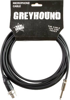 Klotz Greyhound GRSXP100 przewód mikrofonowy 10 metrowy XLR-Jack 