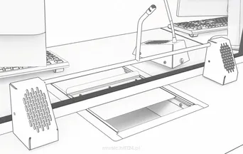 Contacta STS-K001L-B Zestaw interkomowy typu Bridge