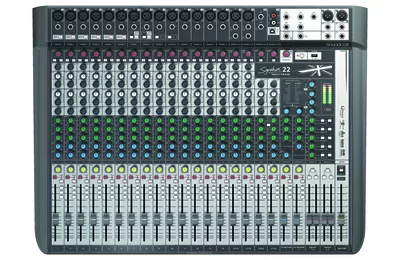 Soundcraft Signature 22MTK - Analogowa konsoleta mikserska, USB 24 in x 22 out