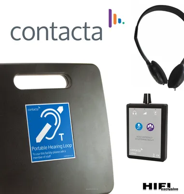 CONTACTA PĘTLA INDUKCYJNA IL-PL20-2 PRZENOŚNA Zestaw z przenośną pętlą indukcyjną IL-PL20-2 w komplecie z odbiornikiem sygnału z pętli