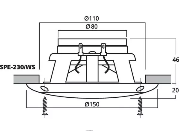 Monacor SPE-230/WS - 2