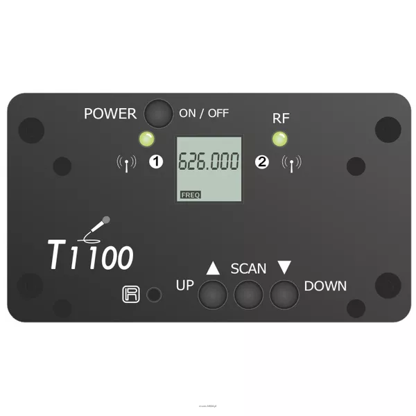 LDM Cube Light T1100 z jednym bezprzewodowym mikrofonem nagłownym,  ultralekki system nagłaśniający zasilany wbudowanym akumulatorem - 3