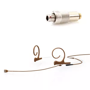 DPA 4188-DC-F-C03-LH - 4188 CORE Directional Flex Headset Mic, 120 mm Boom, Brown, 3-pin LEMO