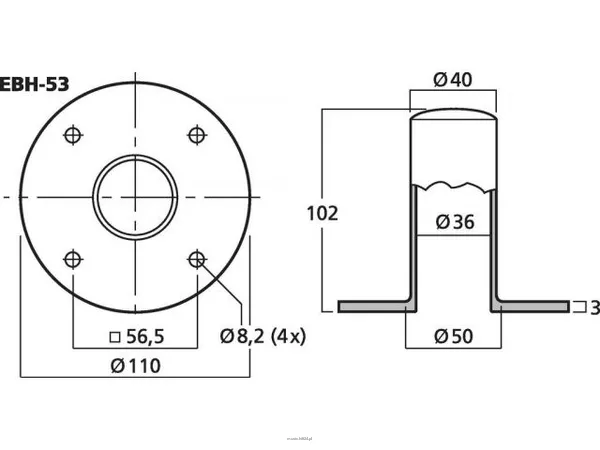 Monacor EBH-53 - 2