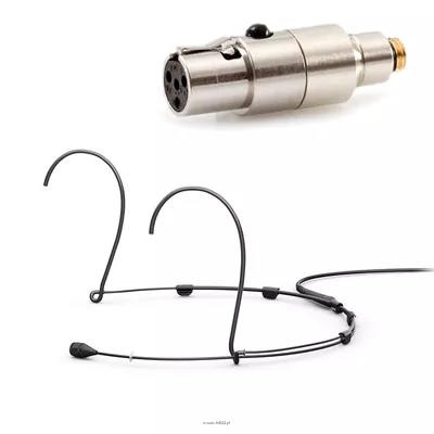 DPA 4066-OC-A-B10-LH - 4066 CORE Omni Headset Mic, Black, TA4F Mini-XLR