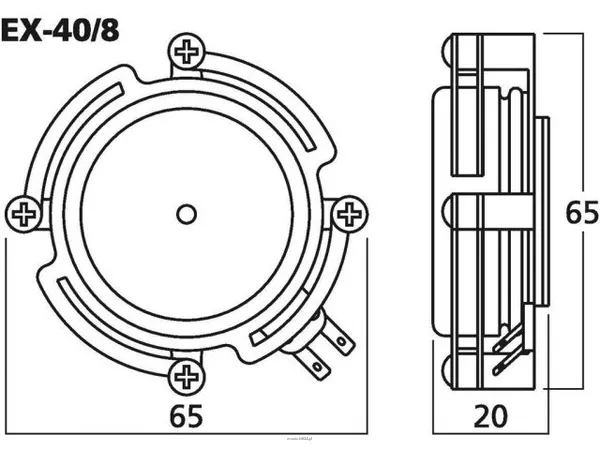 Monacor EX-40/8 - 2