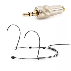 DPA 4066-OC-A-B34-LH - 4066 CORE Omni Headset Mic, Black, Mini-Jack