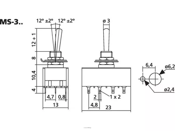 Monacor MS-321 - 2