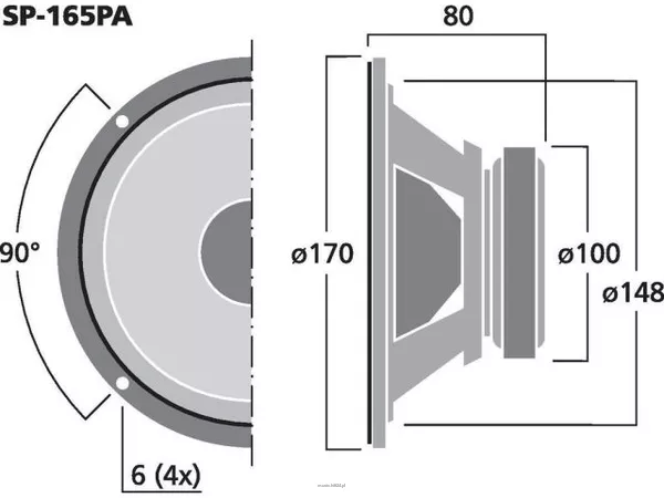 Monacor SP-165PA - 3