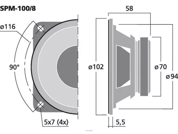 Monacor SPM-100/8 - 2