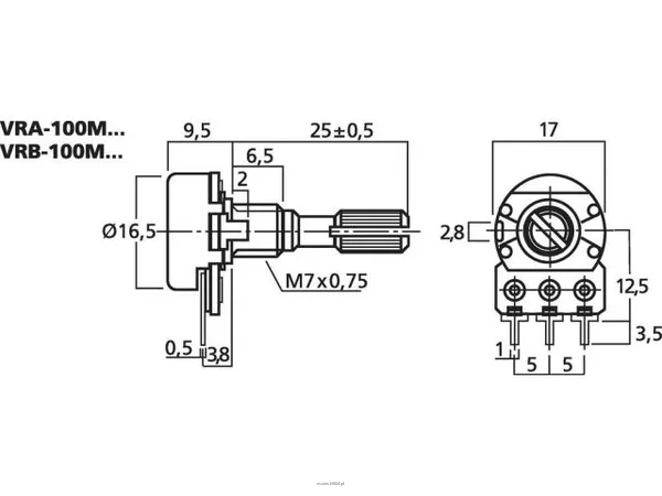 Monacor VRB-100M20 - 2