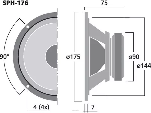 Monacor SPH-176 - 3