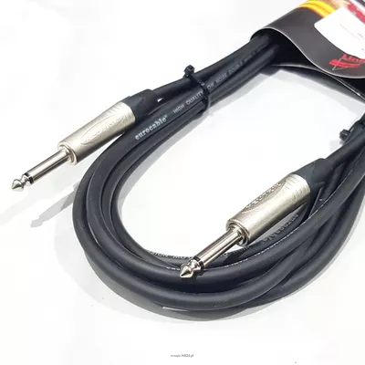 Instrumental cable, Neutrik Jack, 5 - kabel instrumentalny, srebrny Jack Neutrik, 5 m Link
