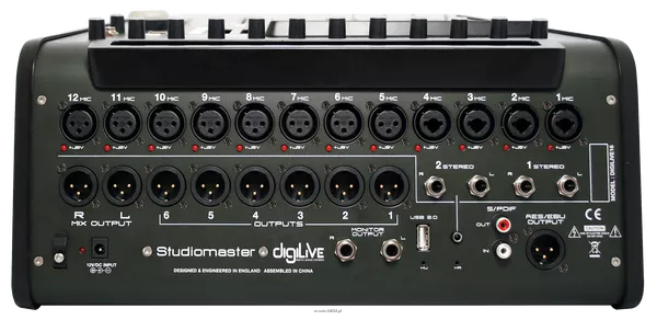 Studiomaster DIGILIVE 16 cyfrowy mikser audio - 3