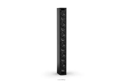 Bose Panaray MA12X  Dwanaście pełnozakresowych przetworników 2,25 cala (57 mm), zamontowanych w pionowej linii, zapewnia szerokie pokrycie w poziomie oraz precyzyjną kontrolę kierunkowości w pionie.