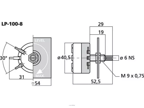 Monacor LP-100-8 - 2