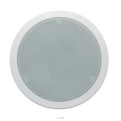 Apart Audio CM6T 6.5" (205mm) 2-drożny głośnik sufitowy 6-3-1.5W/100V; 60W/16Ω,102 dB max; 70-20.000Hz; odporny na wilgoć- IP54;  biały