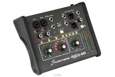 Studiomaster DIGILIVE 4C cyfrowy mikser 4-kanałowy