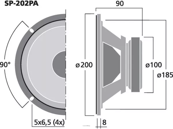 Monacor SP-202PA - 3