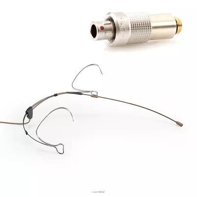 DPA 6066-OC-R-C03 - 6066 CORE Omni Headset Mic, Brown, 3 pin LEMO