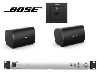 Bose FreeSpace IZA 2120 LZ  wzmacniacz + 2 x BOSE DesignMax DM5SE głośniki naścienne + Bose ControlCenter CC-2 EU Regulator głośności