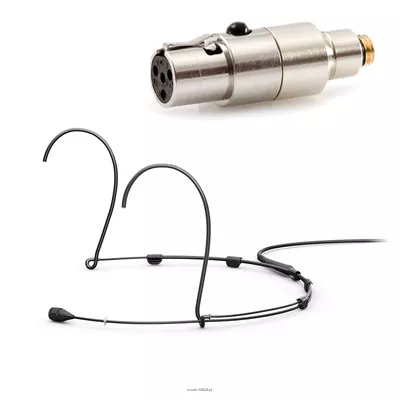 DPA 4066-OC-A-B10-LH-S - 4066 CORE Omni Headset Mic, Black, TA4F Mini-XLR, Small
