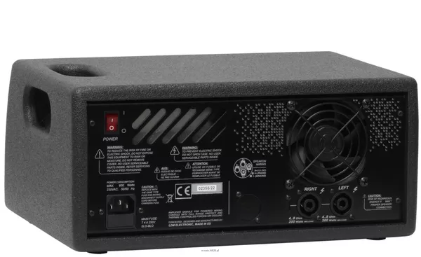 LDM SMX-408RX/M Ośmiokanałowy stereofoniczny powermikser o mocy 2x200 W z wbudowanym 24 bitowym procesorem efektów - 2