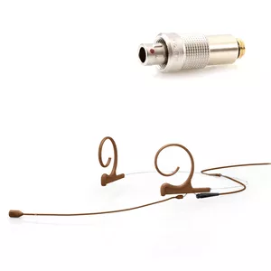 DPA 4288-DC-F-C03-LH - 4288 CORE Directional Flex Headset Mic, 120 mm Boom, Brown, 3-pin LEMO