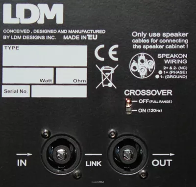 LDM PS-1218SUB/8 Subwoofer pasywny - 3
