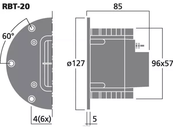 Monacor RBT-20 - 2