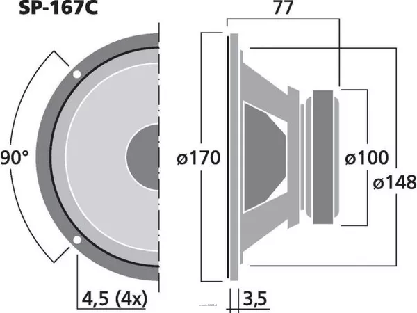 Monacor SP-167C - 3