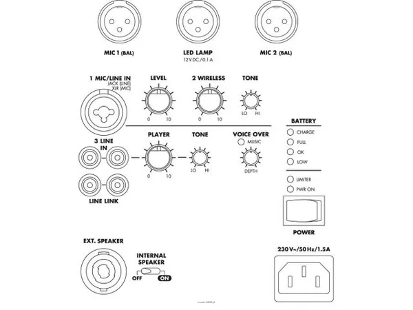 Monacor SPEECH-104D - 3