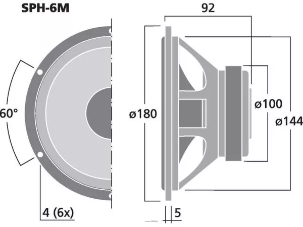 Monacor SPH-6M - 2