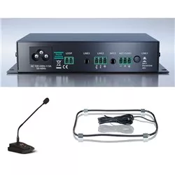 Audioropa PRO LOOP NX3 CL-SET – zestaw pętli indukcyjnej do okienek obsługi, recepcji i punktów konsultacyjnych